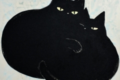 ⑦かぶり　紙本彩色、岩絵具　F8（38×45.5㎝）￥88000