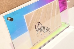 ⑰ひざし　紙本彩色、雲肌麻紙、岩絵具　12×21㎝　￥11000