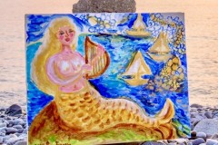 マーメイド（絵）91×272㎝-880000円