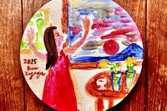 朝陽に謳う-直径20㎝-36900円