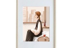 「evening」（2021)￥33,000