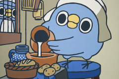 【1】牛乳を注ぐトリ：70,000円（税込）