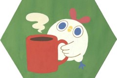 【15】イモウト(コーヒー) 六角型(30cm) 40,000円（税込み）