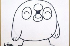 にたぁぺんぐいん画　05　13.5cm×12cm　5000円（税込）