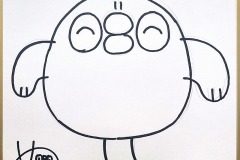 ぬぅぺんぐいん画　01　13.5cm×12cm　5000円（税込）