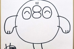 ぬぅぺんぐいん画　04　13.5cm×12cm　5000円（税込）
