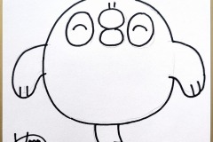 ぬぅぺんぐいん画　06　13.5cm×12cm　5000円（税込）