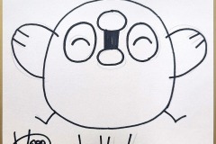 びっくりぺんぐいん画　03　13.5cm×12cm　5000円（税込）