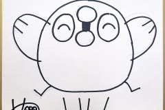 びっくりぺんぐいん画　04　13.5cm×12cm　5000円（税込）