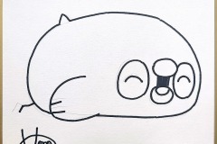 めんどいぺんぐいん画　02　13.5cm×12cm　5000円（税込）