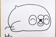 めんどいぺんぐいん画　03　13.5cm×12cm　5000円（税込）