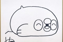 めんどいぺんぐいん画　05　13.5cm×12cm　5000円（税込）