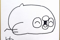 めんどいぺんぐいん画　06　13.5cm×12cm　5000円（税込）