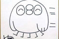 ダッシュぺんぐいん画　03　13.5cm×12cm　5000円（税込）