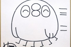 ダッシュぺんぐいん画　04　13.5cm×12cm　5000円（税込）