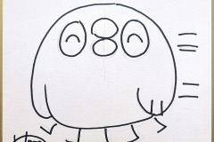 ダッシュぺんぐいん画　05　13.5cm×12cm　5000円（税込）