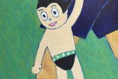 ⑱「アトムの行方」キャンバス＜成約済＞