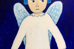 ⑳「天使ちゃん」キャンバス、アクリル
